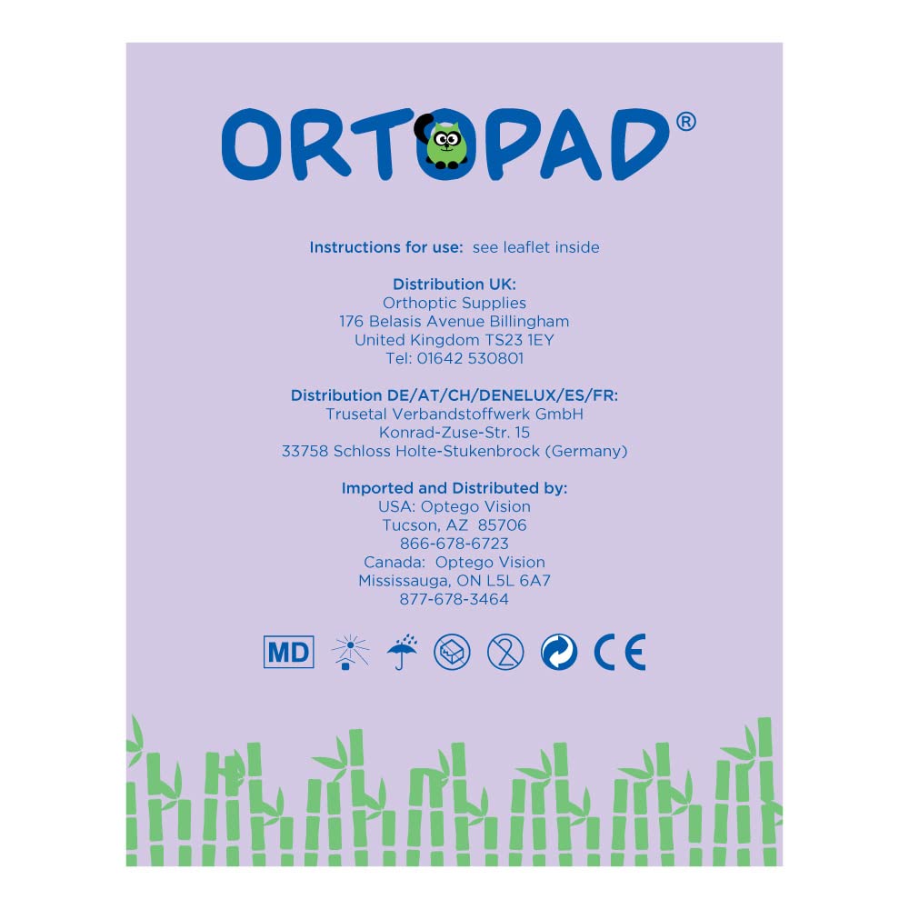 Hypoallergenic adhesive eye patch that lets skin breathe; latex-free