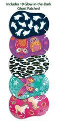 Ortopad Bamboo Girls Eye Patches – Animal Print design (Junior size, 0-2 yrs)