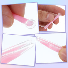 Portable compact design showing 5.6 cm length and 2.1 cm width