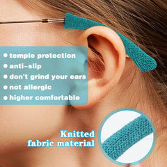 Black self-adhesive nose pads for eyeglasses
