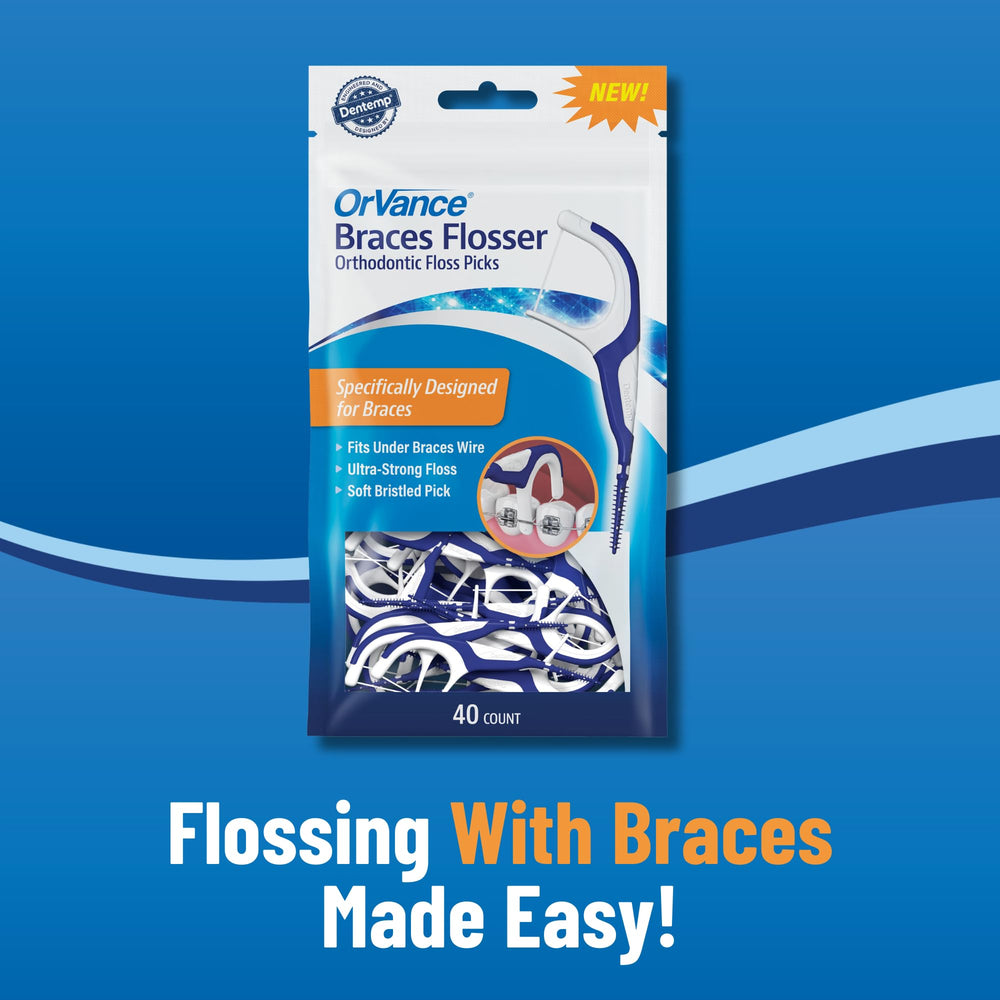 Back view of OrVance Braces Flosser Pack 2