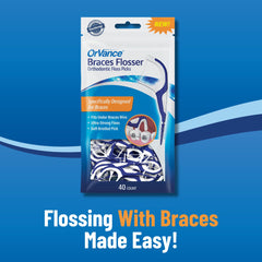 Back view of OrVance Braces Flosser Pack 2