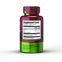 Side view of ORZAX Elderberry Capsules bottle