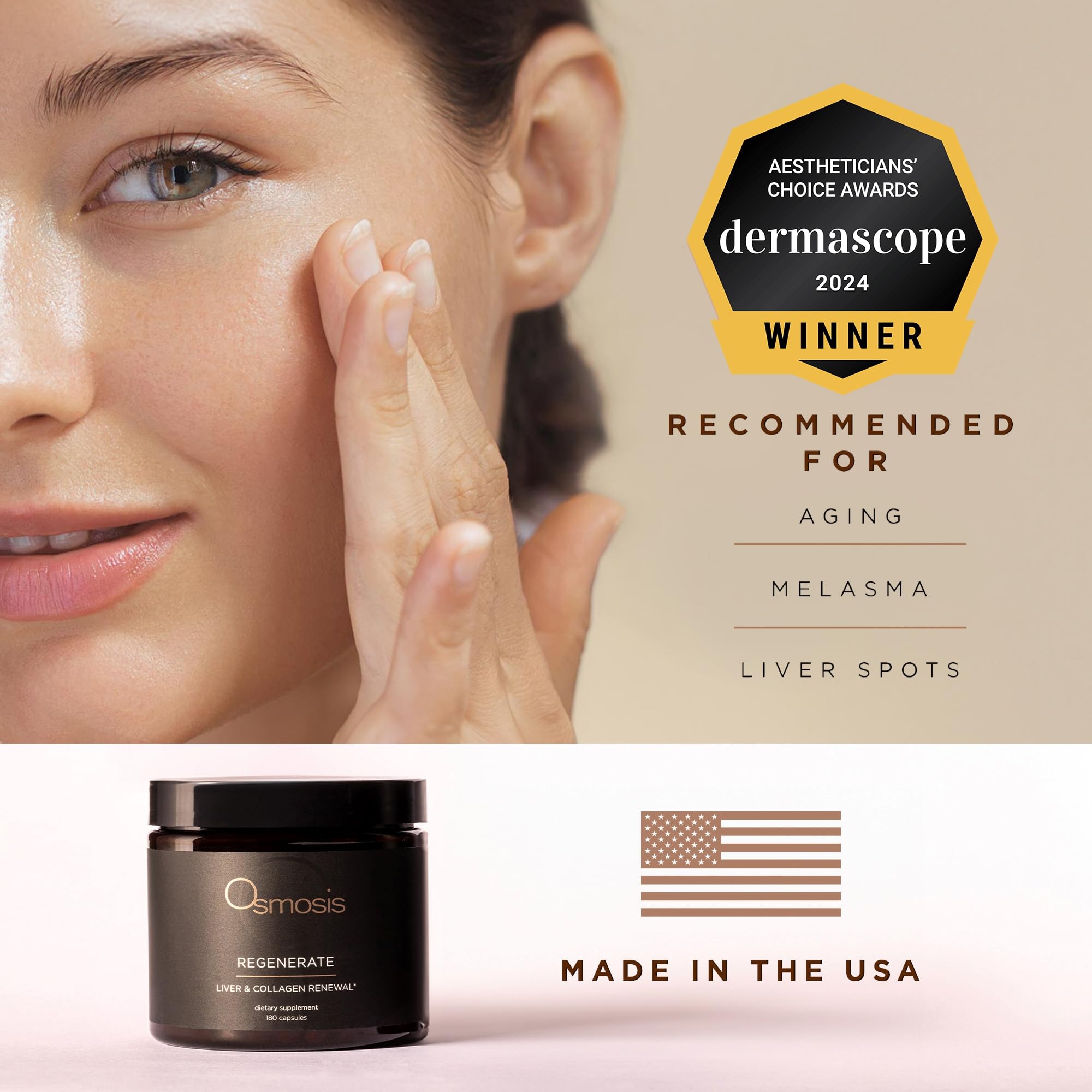 Osmosis Skincare Regenerate packaging side view