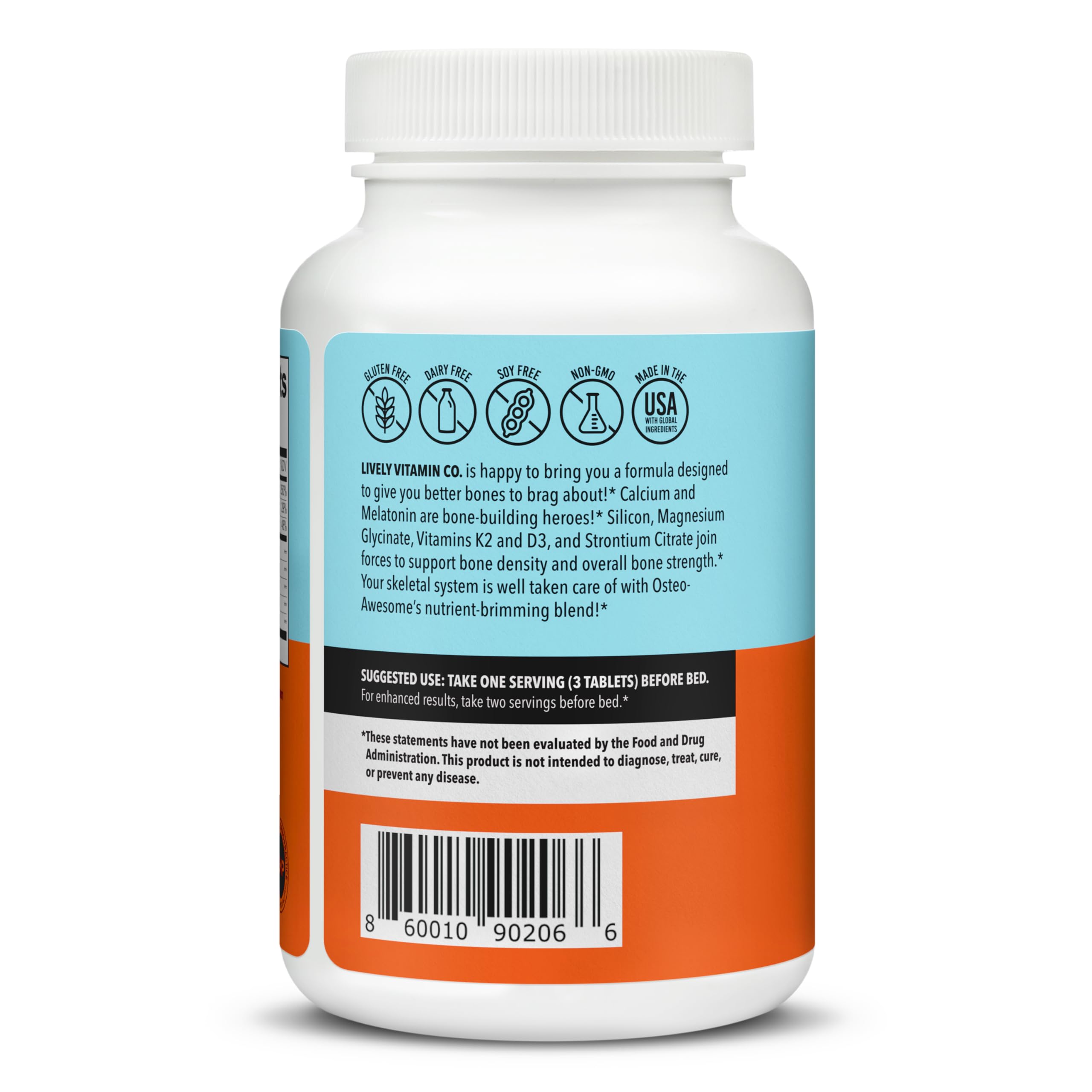 Graphic illustrating bone density and joint support