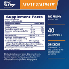 Osteo Bi-Flex Triple Strength(5) 40-count bottle side view
