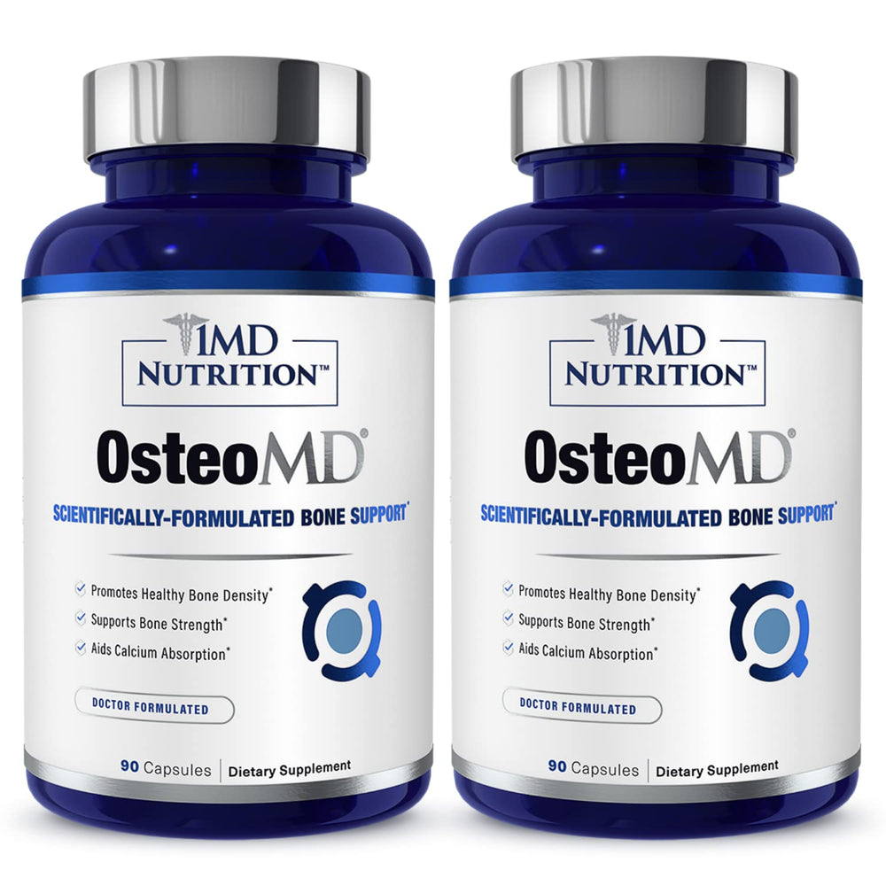 OsteoMD bottle front view with label