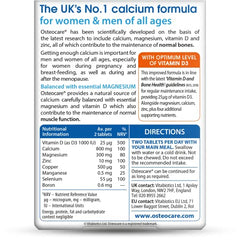 Osteocare Original Bone Health Formula packaging, 0.187 kg