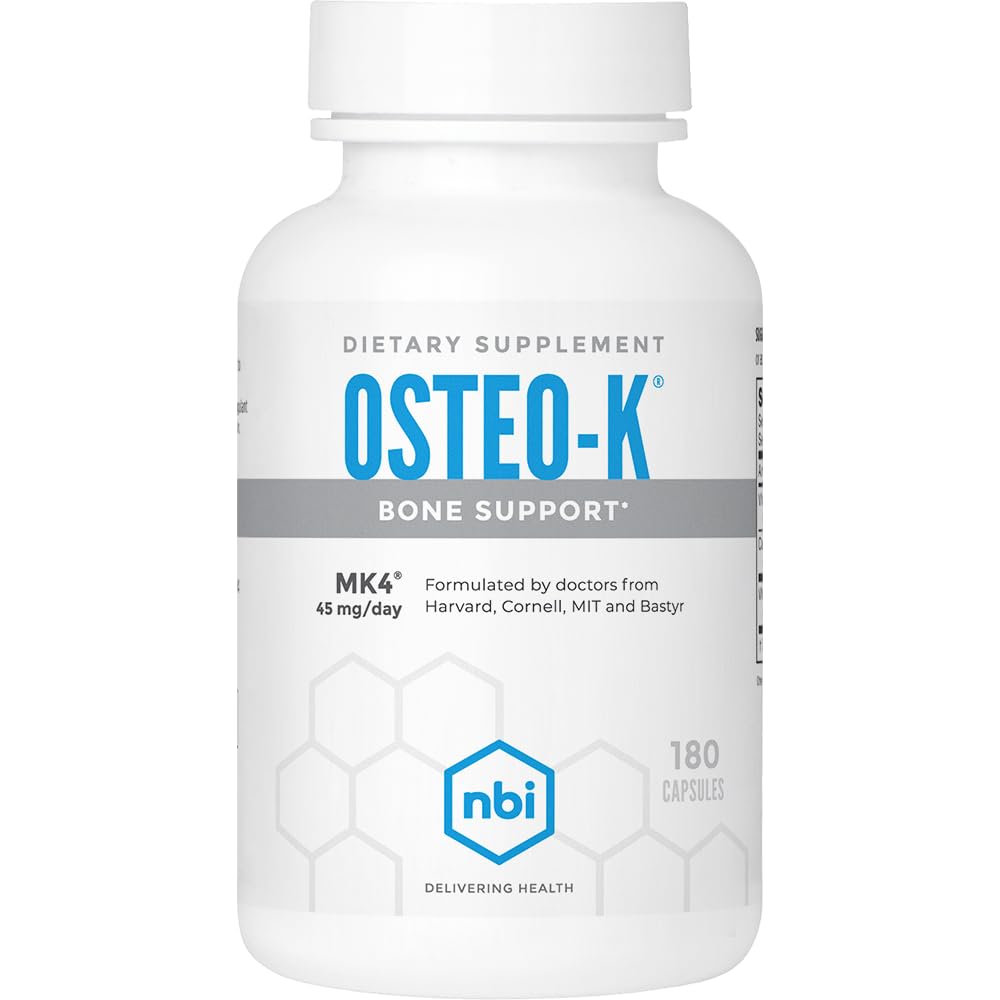 Osteo-K bone support bottle and label