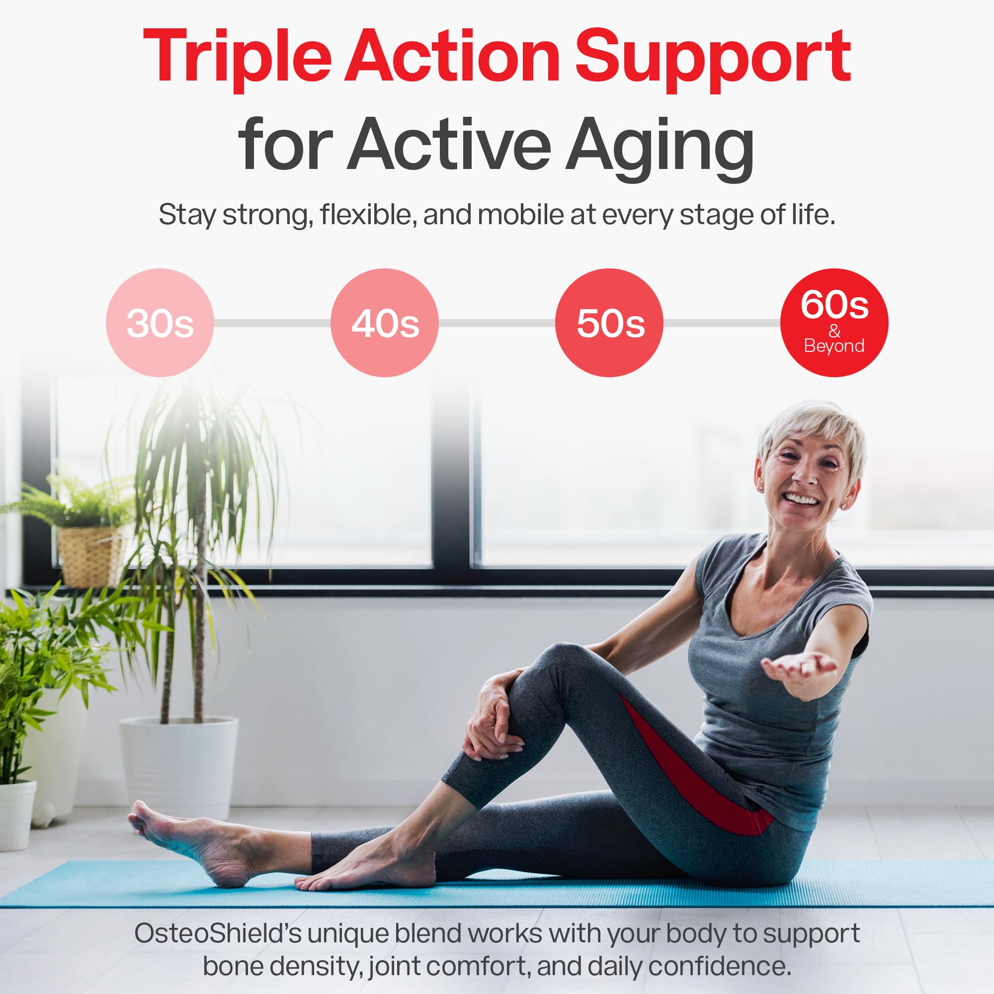 Plant-based calcium supplement with Aquamin for absorption