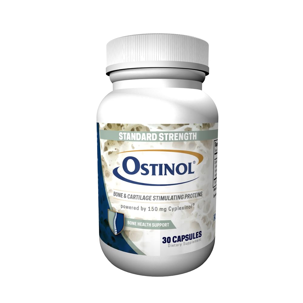 Ostinol Standard 150mg bottle packaging for bone and joint supplement