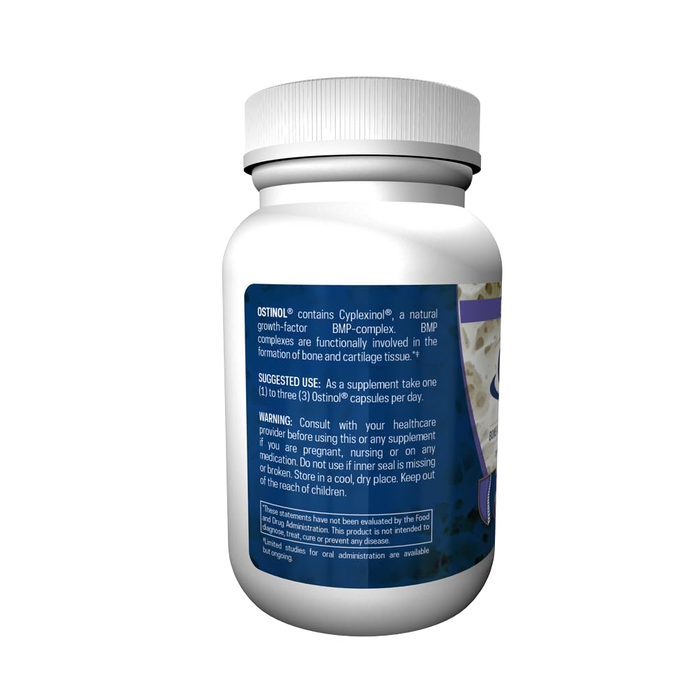 Ostinol capsules arranged for display