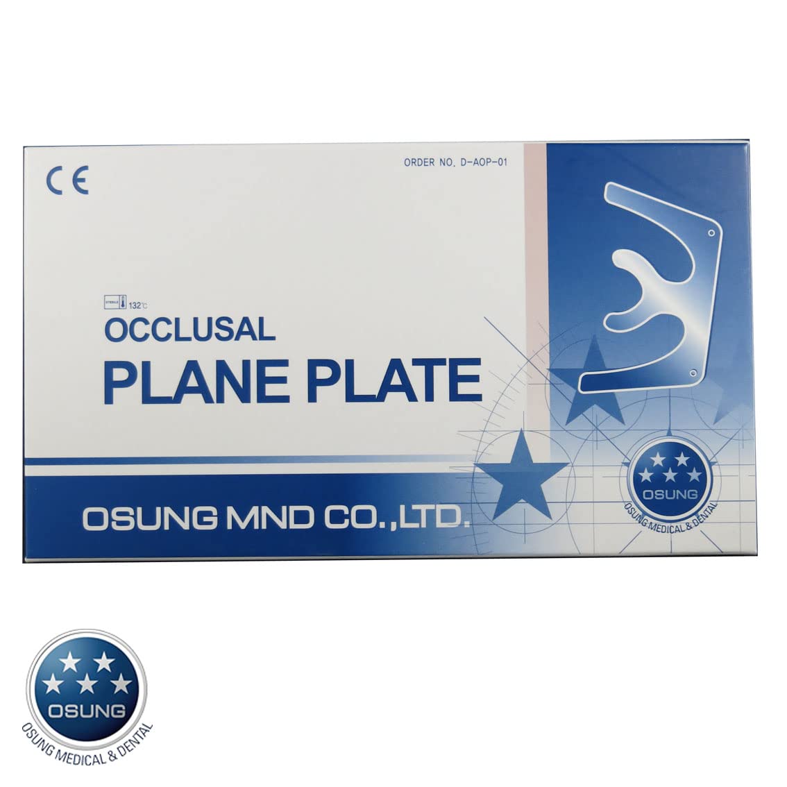 OSUNG Fox Plane Plate ARP1 2pcs - bottom view