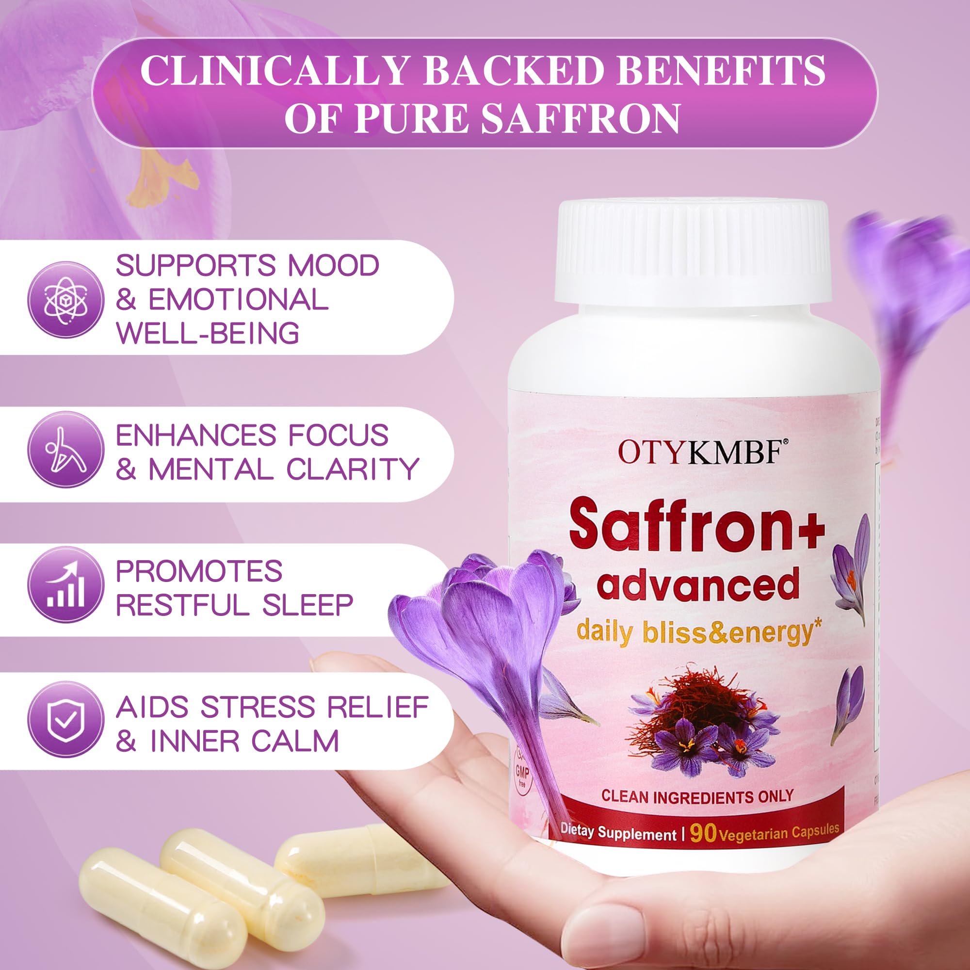 Packaging image of OTYKMBF Saffron+ Advanced Capsules