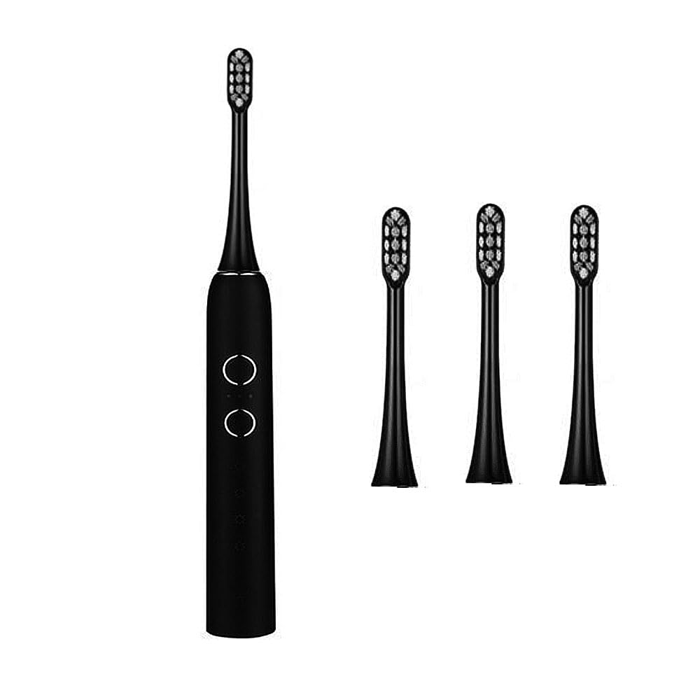 OUGEER sonic toothbrush in black with wireless charging base