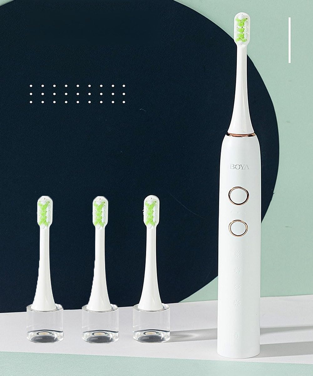 Front view of OUGEER Sonic Electric Toothbrush in white