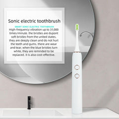 4 replacement brush heads for OUGEER Sonic Toothbrush