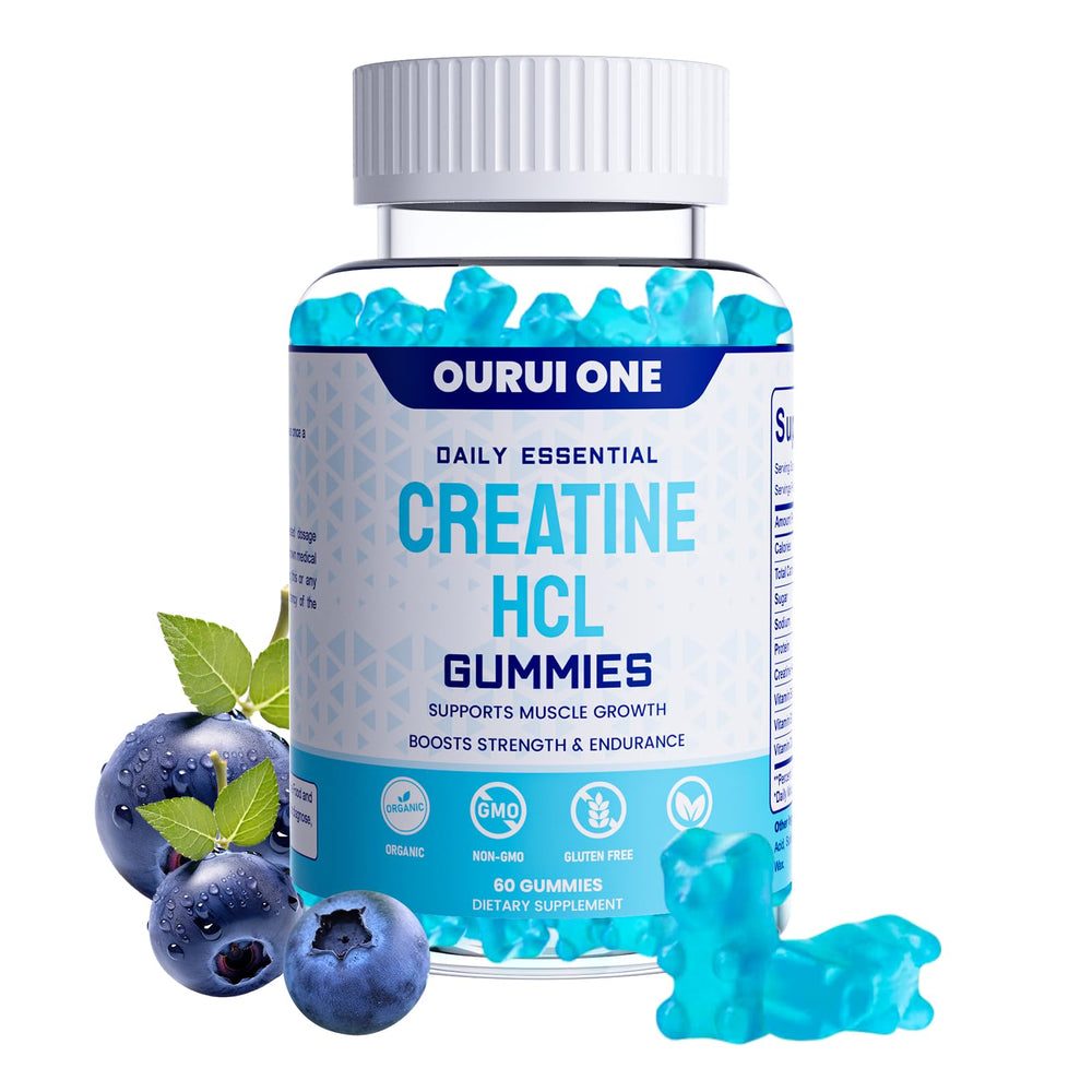 Ourui One Creatine HCL Gummies bottle and label
