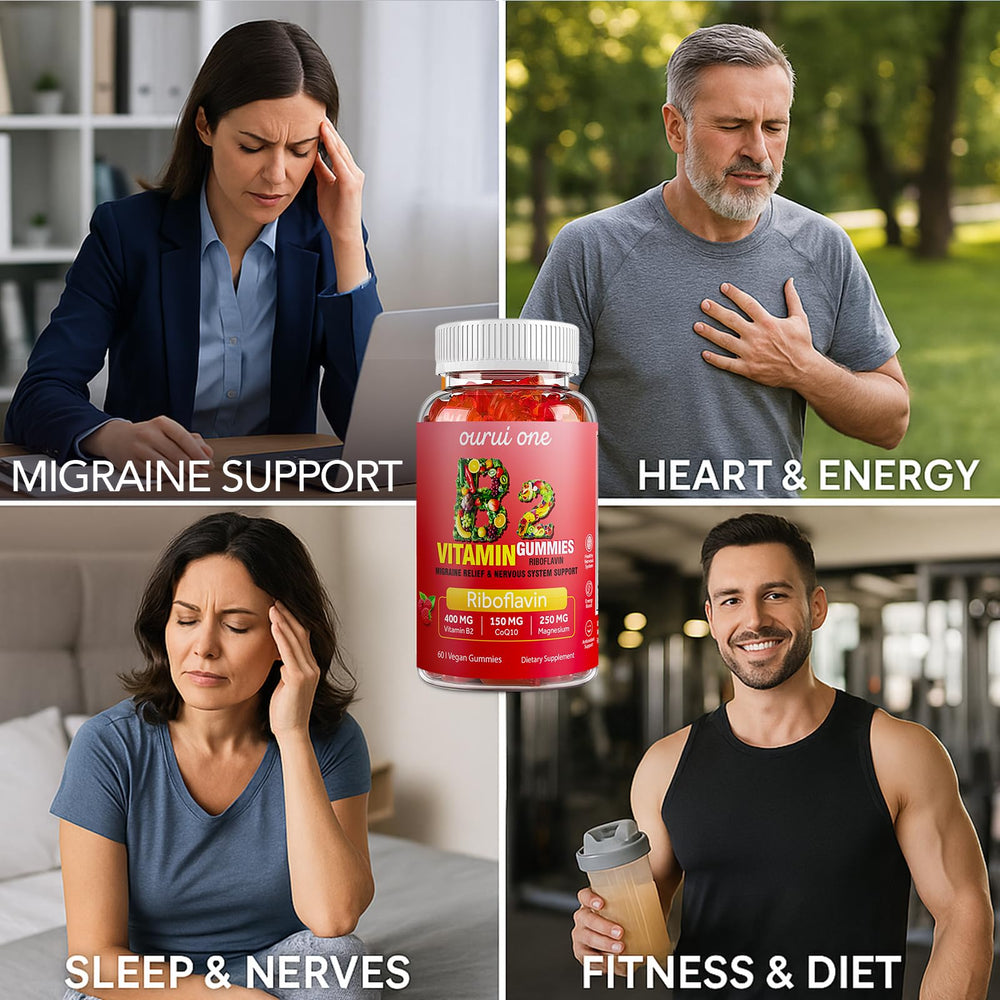 People of different ages enjoying Raspberry flavor B2 Gummies