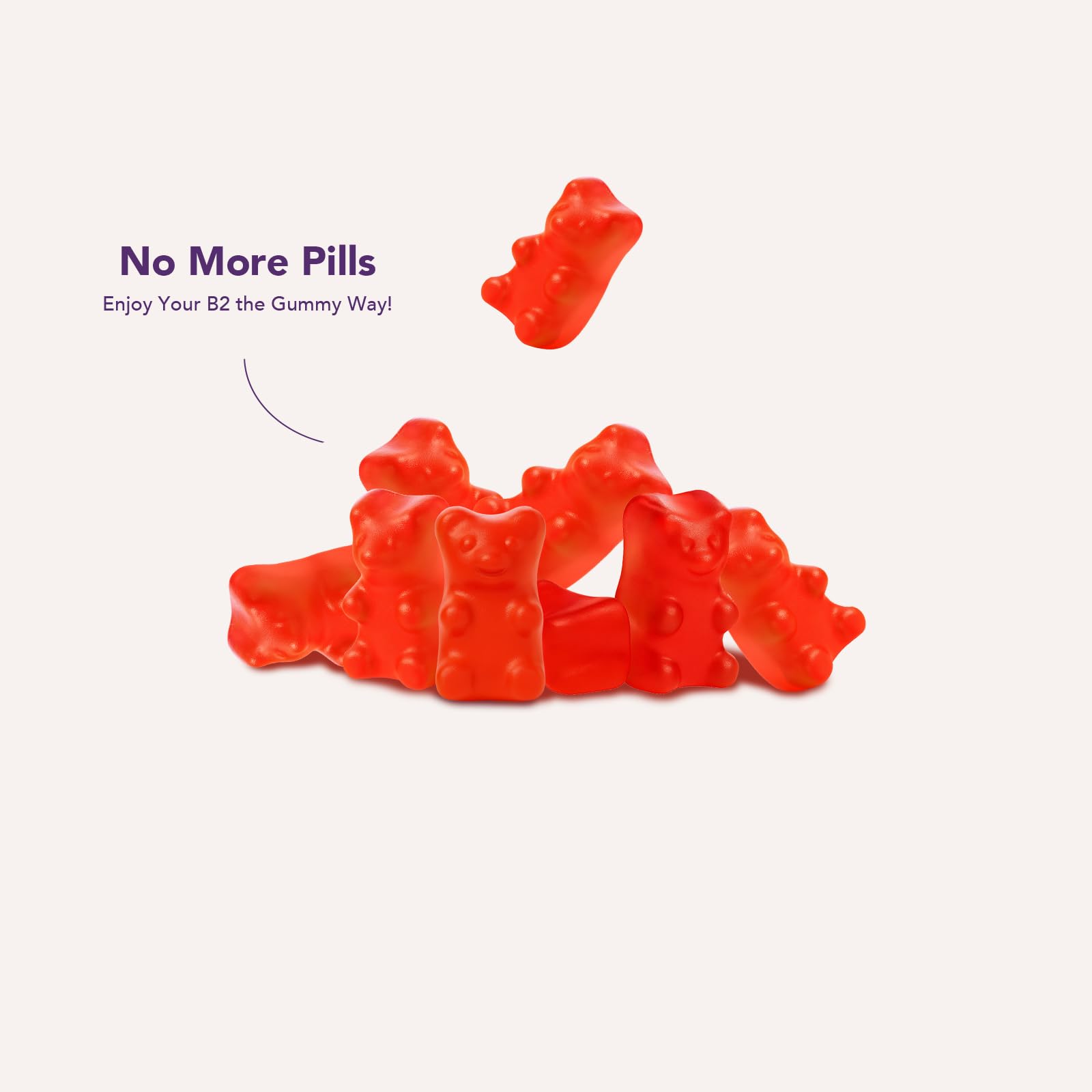 Ingredient/ingredient graph for B2 400mg gummies