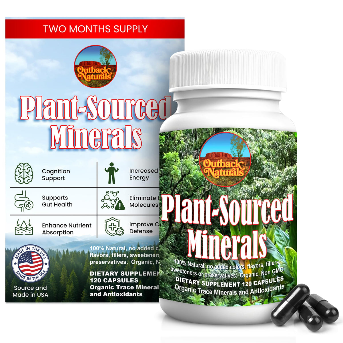 Outback Naturals Humic and Fulvic Mineral Supplement bottle