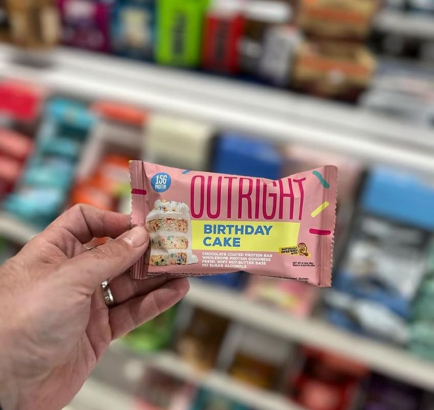 Outright Bars Birthday Cake Peanut Butter flavor – ingredients highlight