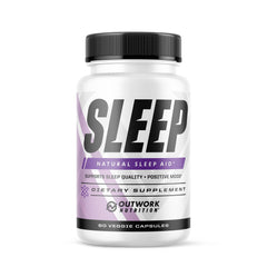 Outwork Nutrition Sleep Aid bottle with 60 vegan capsules
