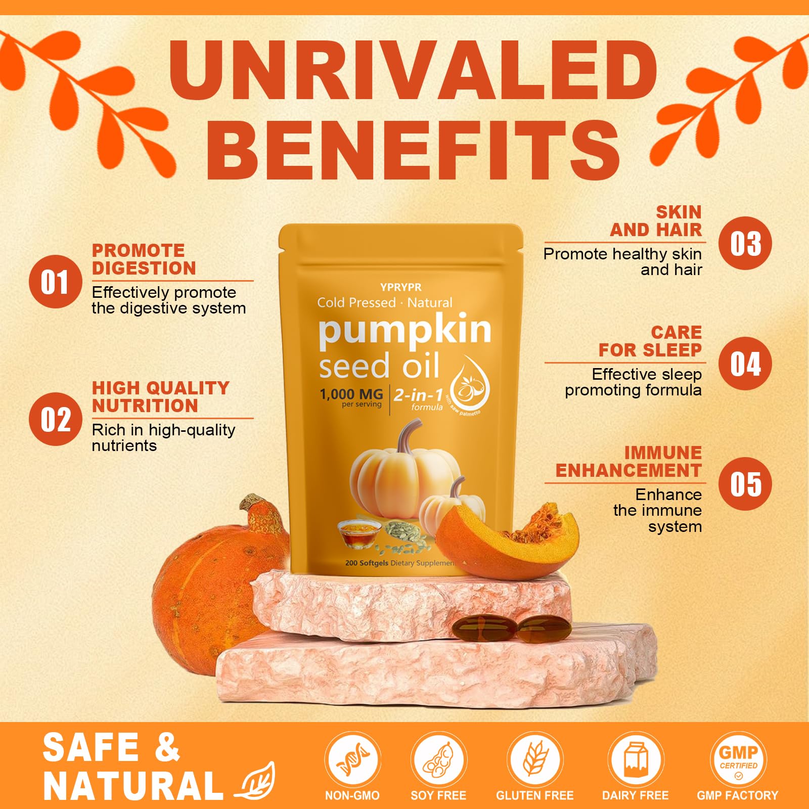 Serving size of 3 softgels for one dose