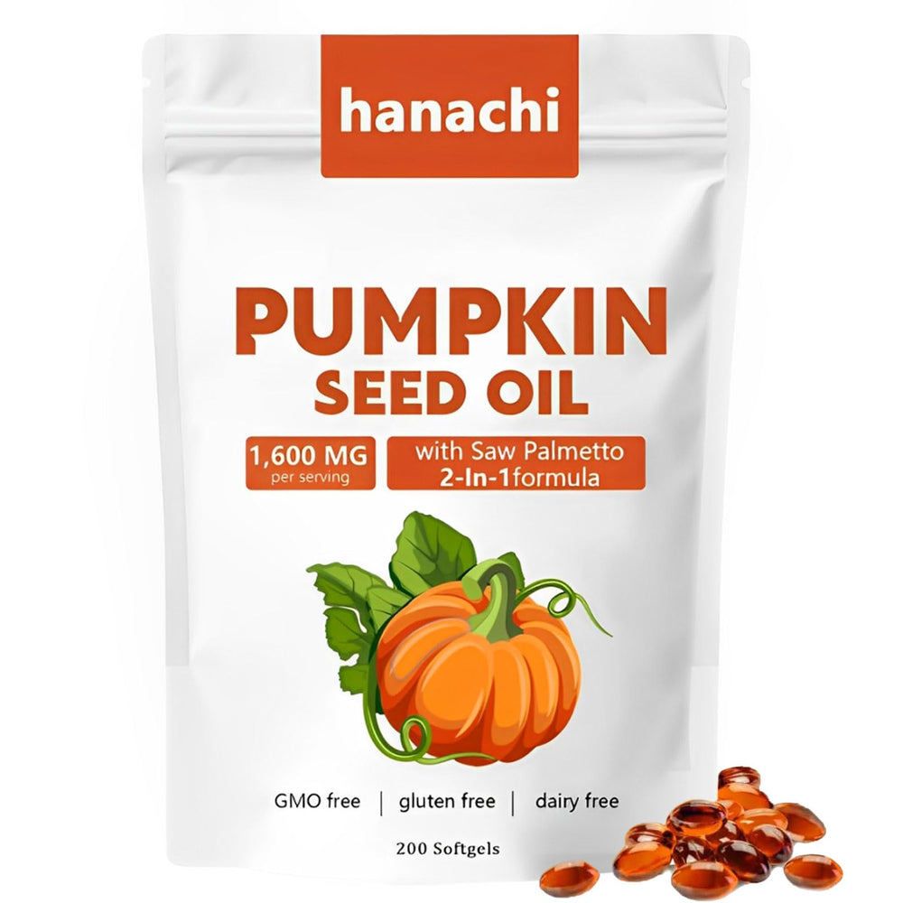 Ovela Pumpkin Seed Oil Capsules bottle front