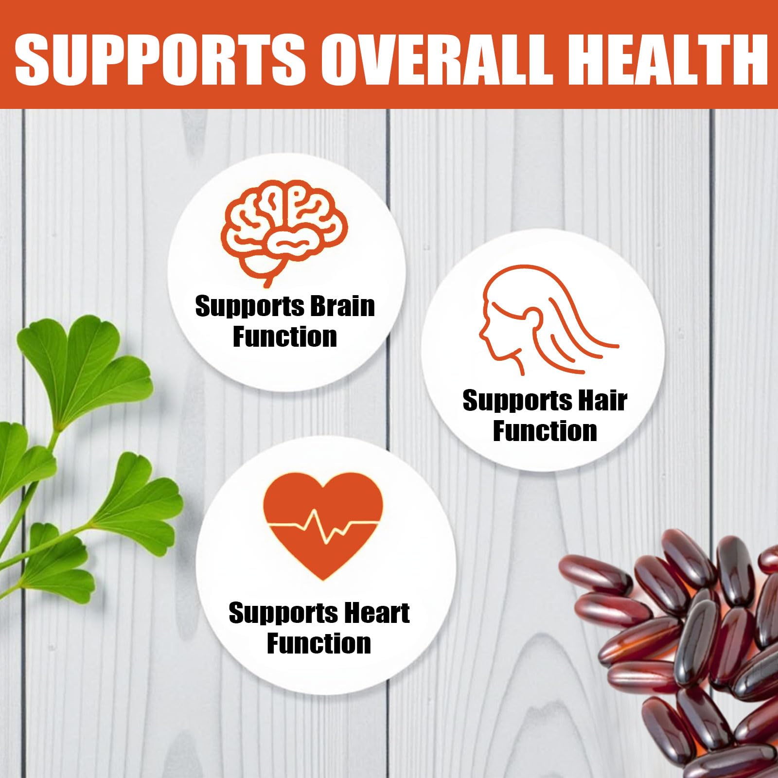 Non-GMO and Gluten-Free badges for Ovela capsules