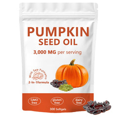 Ovela Pumpkin Seed Oil Capsules bottle front