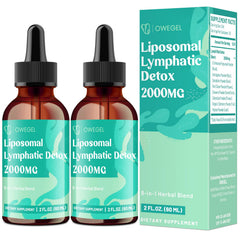 Owegel Liposomal Lymphatic Drops bottle front view