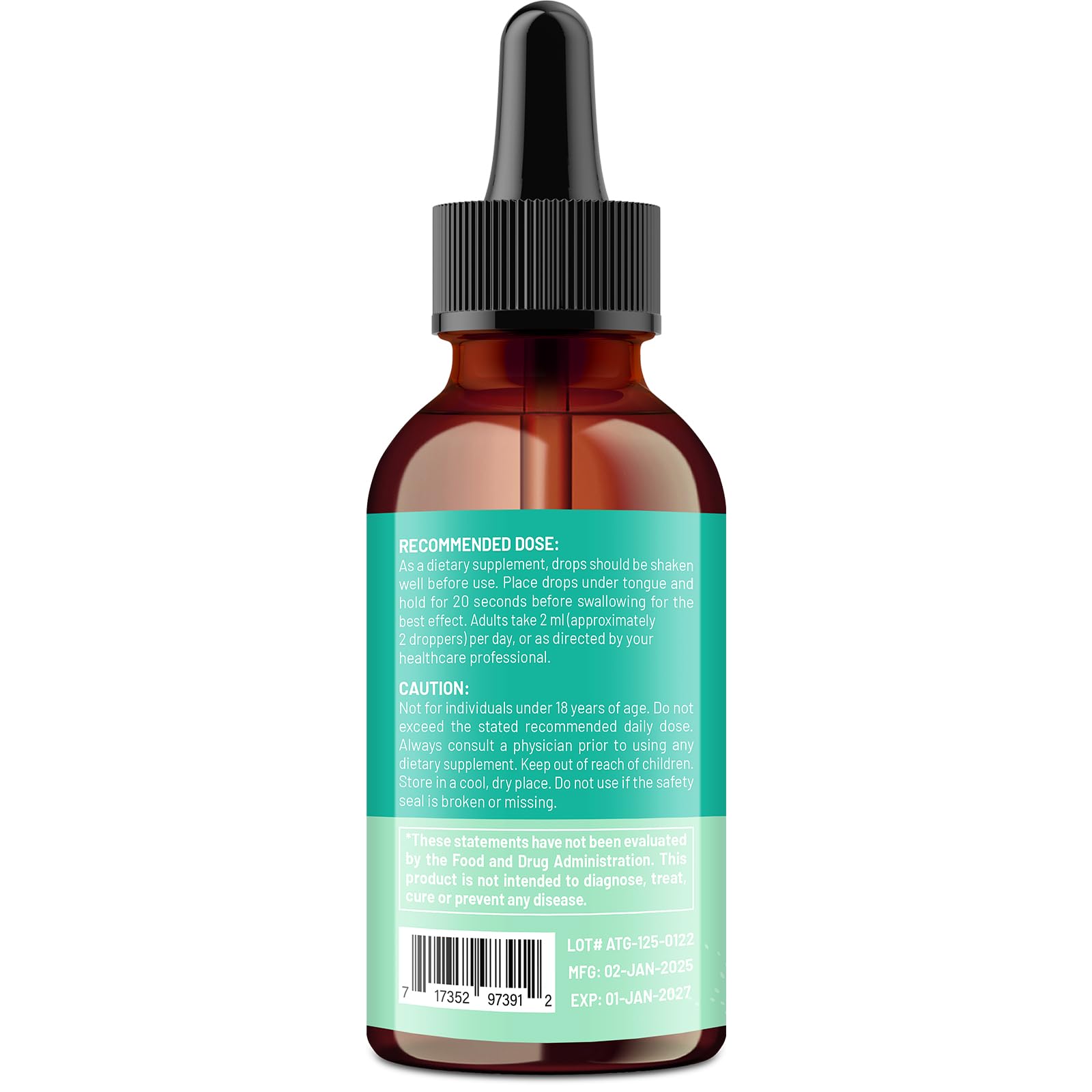 Product on white background with label clearly visible