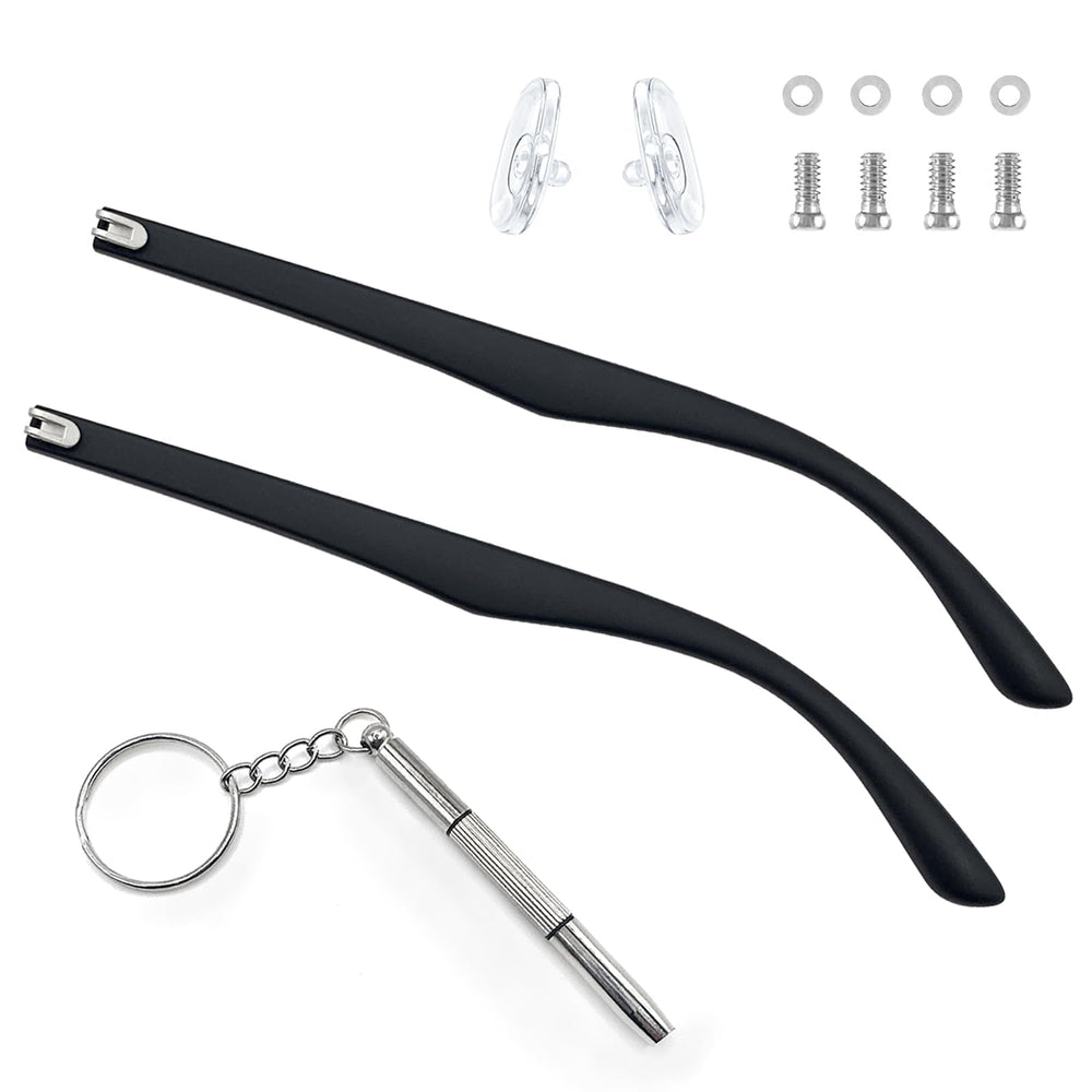 OWMOSYX universal glasses repair kit with TR90 temples in black
