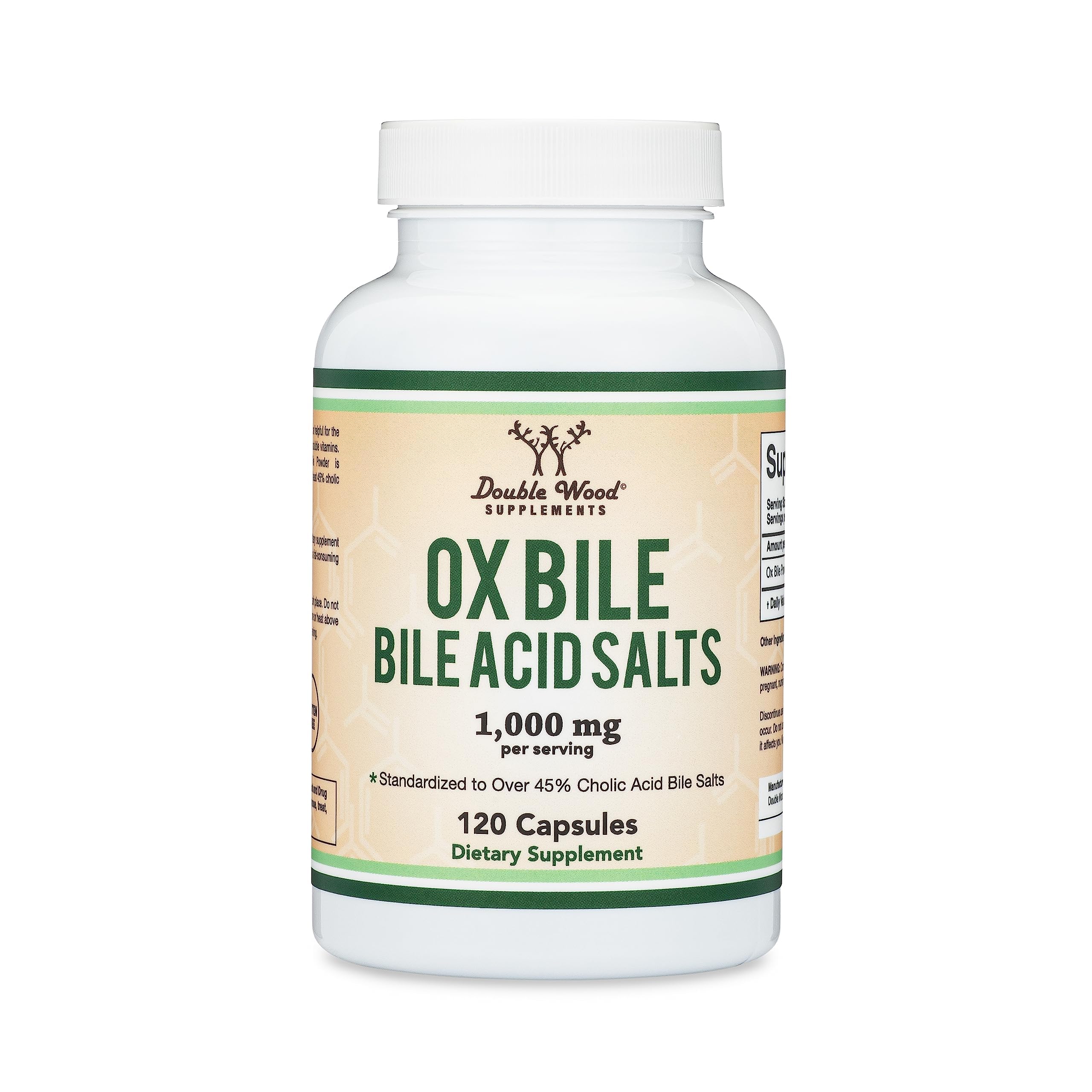 Graphic highlighting 45 percent cholic acid bile salts