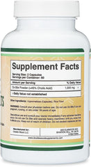 Close up of Ox Bile capsules (500 mg each)