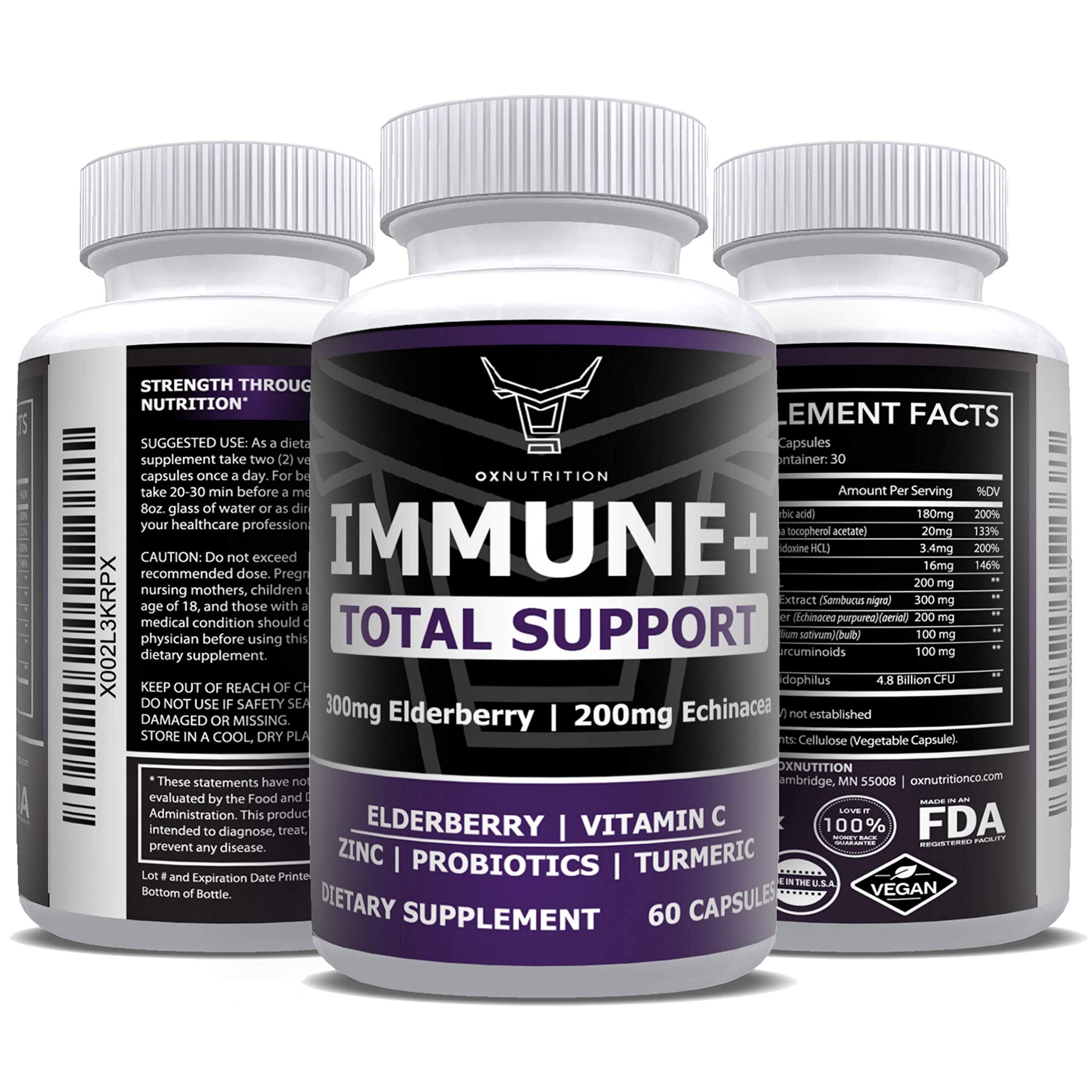 OX Nutrition Immune+ 10 in 1 bottle