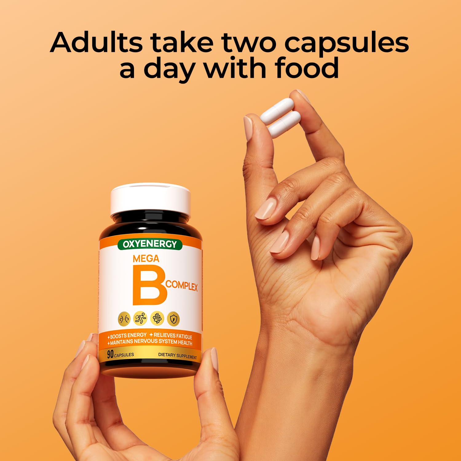 Gluten-free and dairy-free vitamin B complex