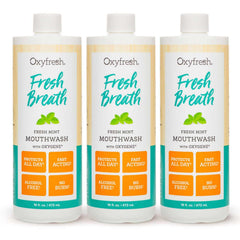 Oxyfresh Fresh Mint Mouthwash bottle and packaging