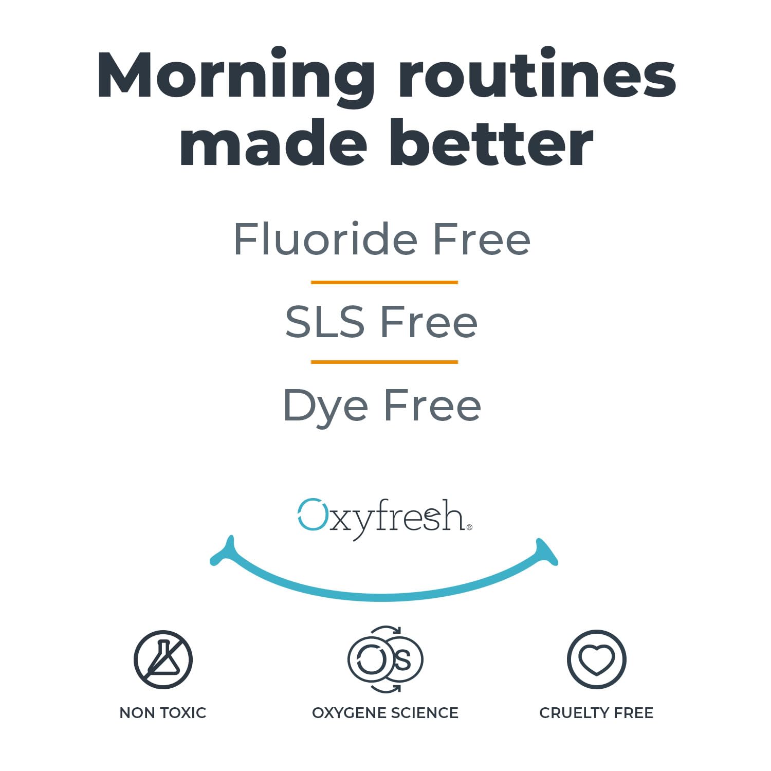 Bright smile with fresh breath and toothpaste imagery