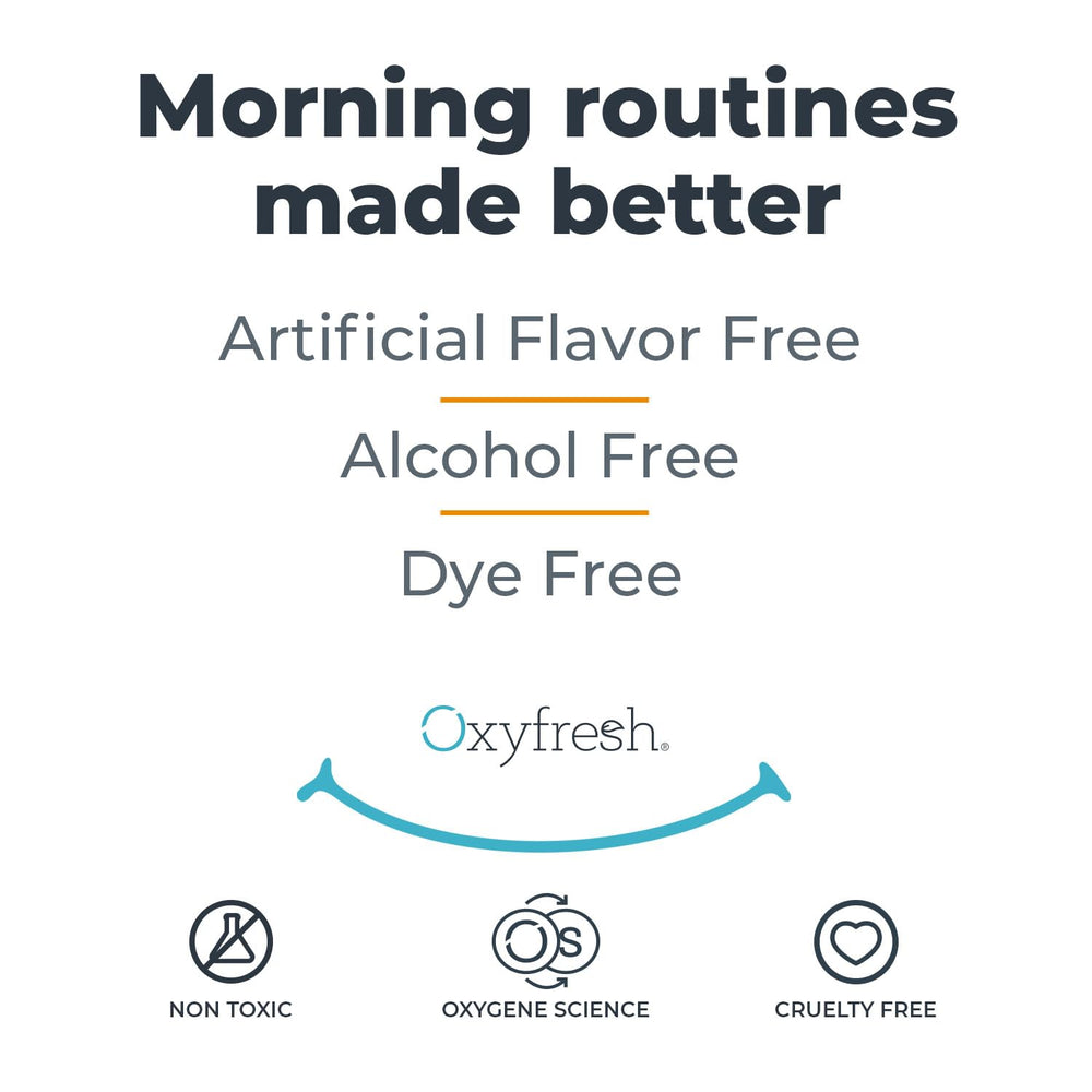 Oxyfresh Mouthwash being used with splash of water