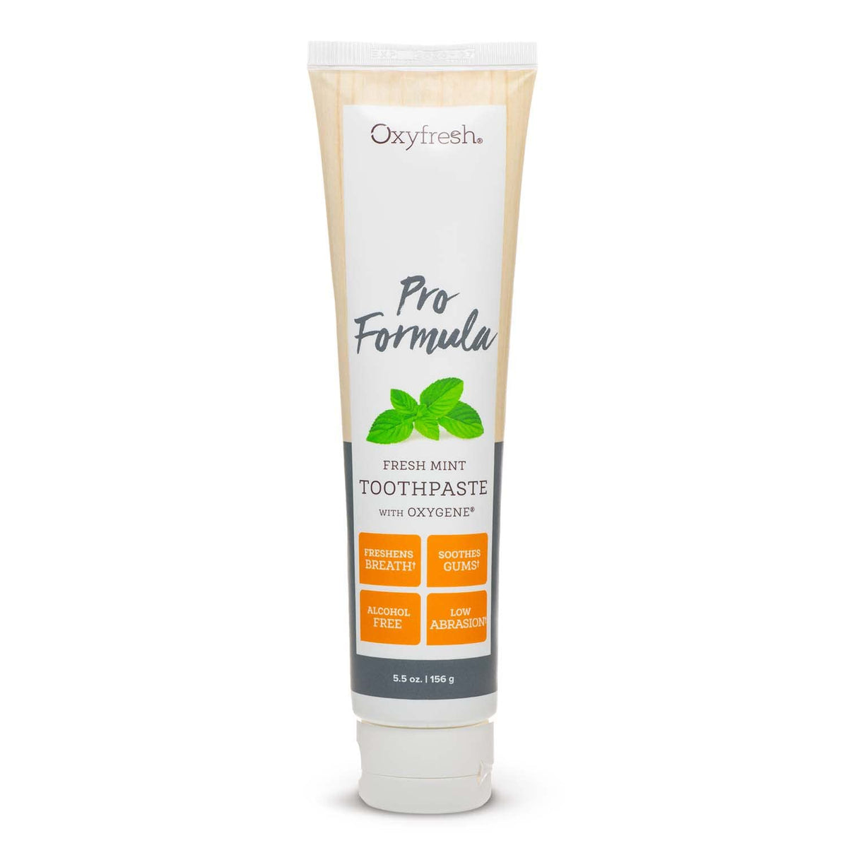 Oxyfresh Pro Formula Fresh Mint Toothpaste tube front view
