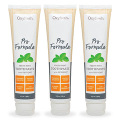 Oxyfresh Pro Formula Fresh Mint Toothpaste tube and packaging