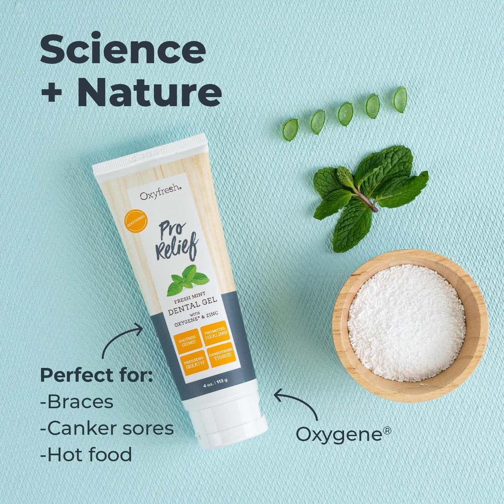 Aloe vera, chamomile and zinc ingredients highlighted