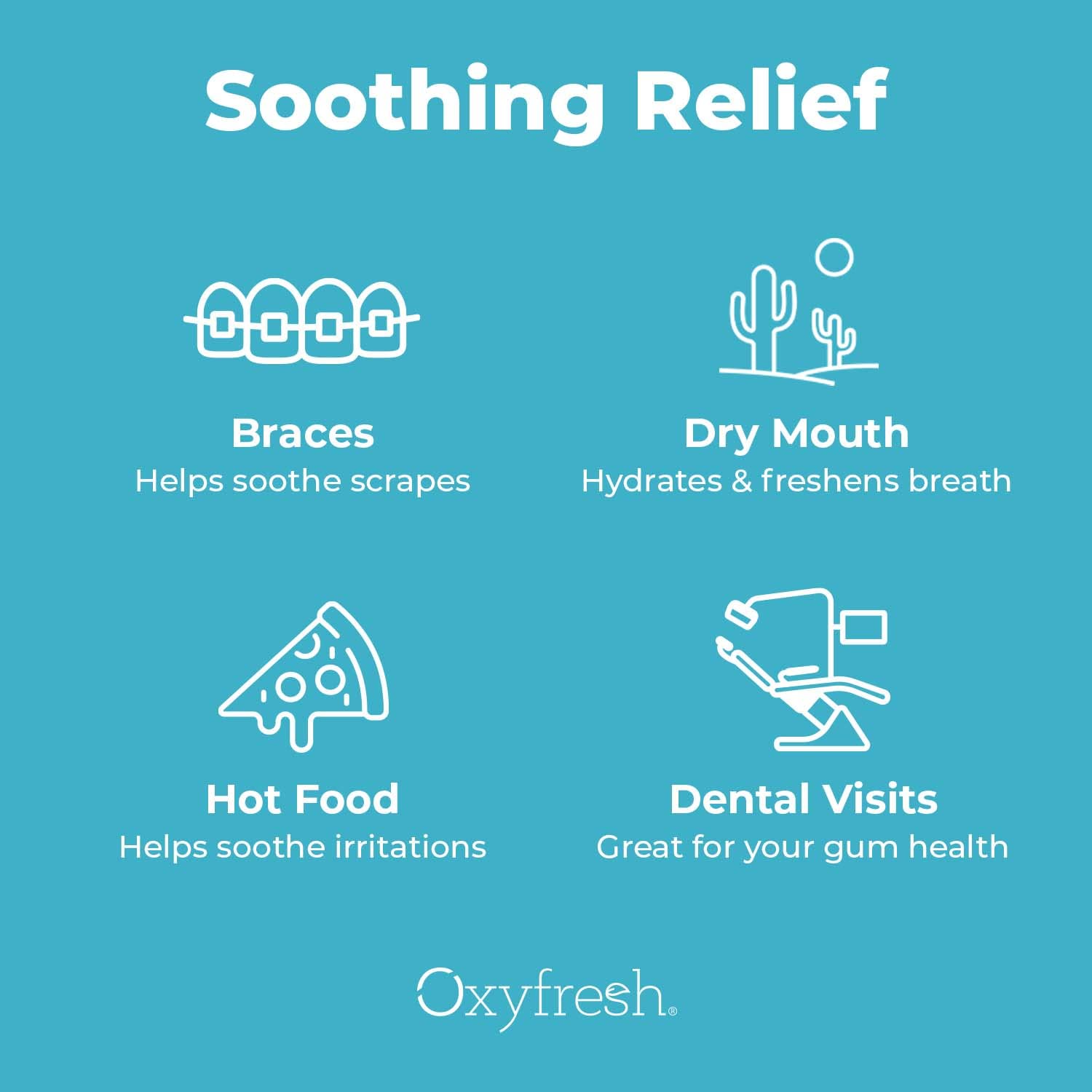 4 oz tube packaging of Pro Relief Dental Gel