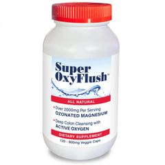 Oxygen America Super OxyFlush bottle with 120 capsules