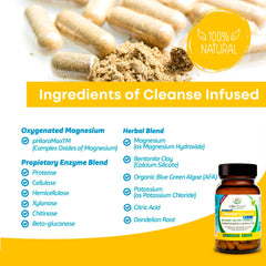 Oxygenated magnesium active ingredient in Cleanse Infused Plus