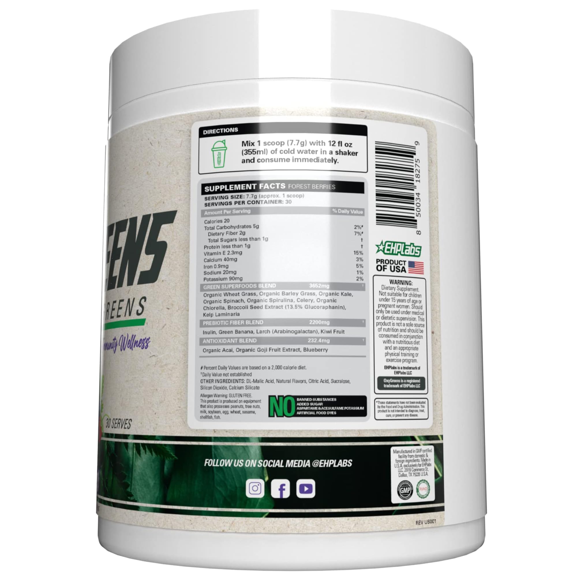 Prebiotic fibre supporting gut health