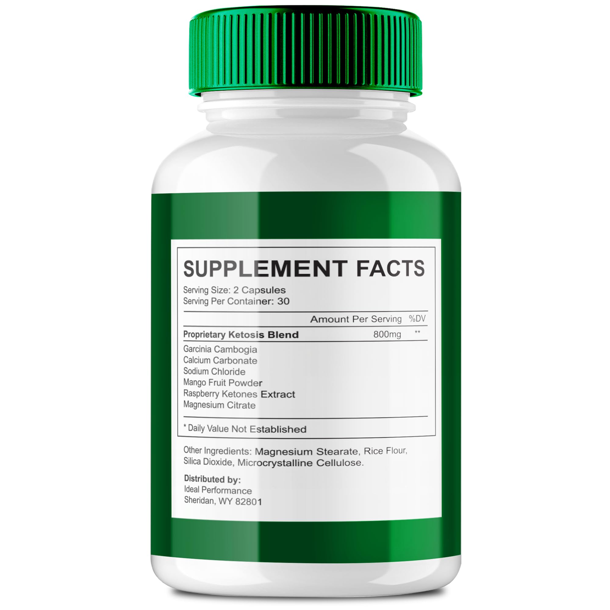 Official OzemBurn Max supplement pills label on bottle
