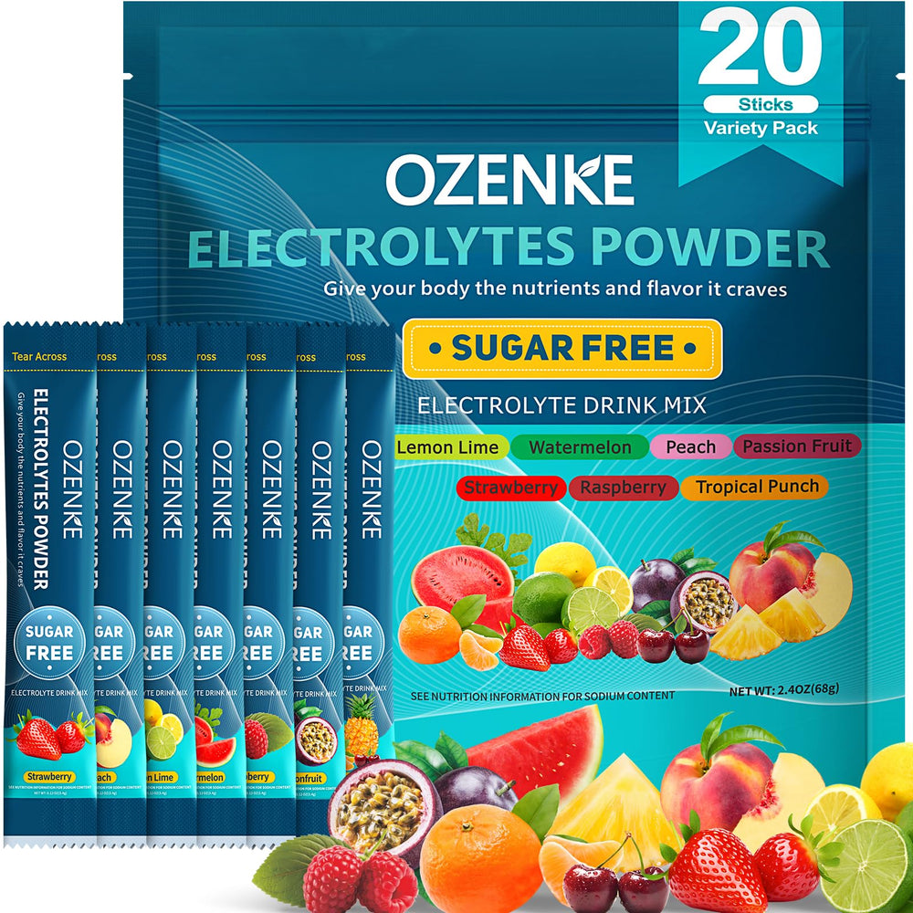 Ozenke electrolyte packets lemon lime flavor